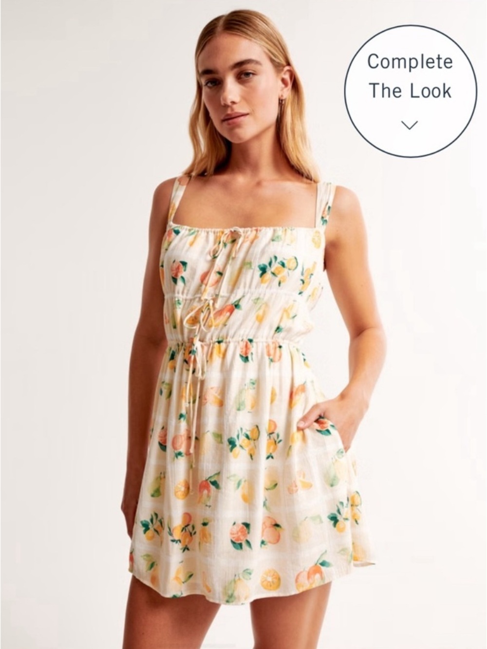 Abercrombie & Fitch Fruit Print Summer Dress